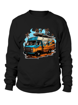 Bluza Męska Komiksowy Kamper - Śmieszne T-Shirty z Nadrukami ?