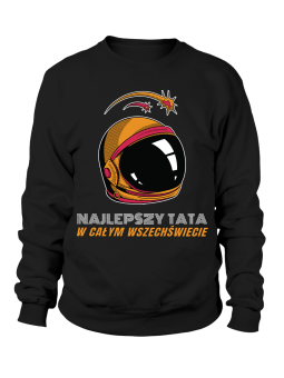 Bluza Męska Najlepszy Tata W Całym Wszechświecie - Śmieszne T-Shirty z Nadrukami ?