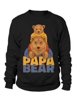 Bluza Męska Papa Bear - Śmieszne T-Shirty z Nadrukami ?