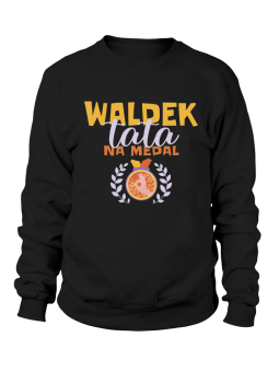 Bluza Męska Tata Na Medal [WYBIERZ IMIĘ] - Śmieszne T-Shirty z Nadrukami ?