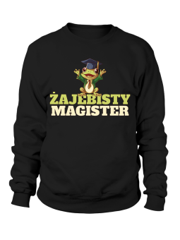 Bluza Damska Żajebisty Magister - Śmieszne T-Shirty z Nadrukami ?