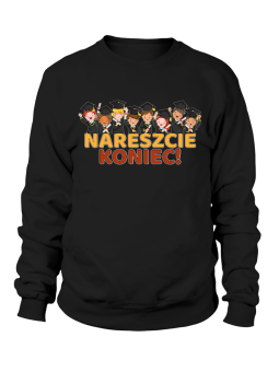 Bluza Męska Nareszcie Koniec - Śmieszne T-Shirty z Nadrukami ?