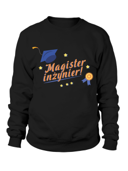 Bluza Damska Magister Inżynier - Śmieszne T-Shirty z Nadrukami ?