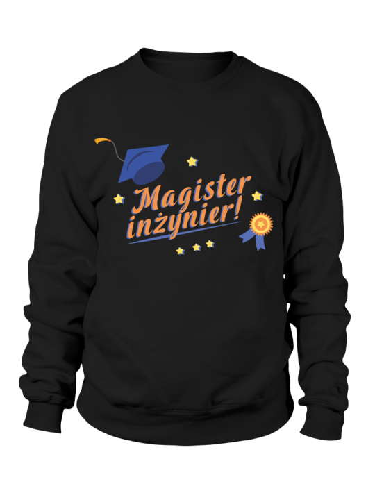 Bluza Damska Magister Inżynier - Śmieszne T-Shirty z Nadrukami ?