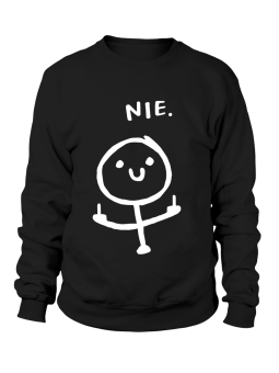 Bluza Damska Patyczak Nie - Śmieszne T-Shirty z Nadrukami ?