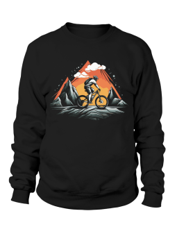 Bluza Damska Góry Na Rowerze Czarna - Śmieszne T-Shirty z Nadrukami ?