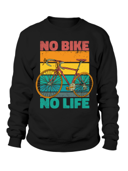 Bluza Damska No Bike No Life - Śmieszne T-Shirty z Nadrukami ?