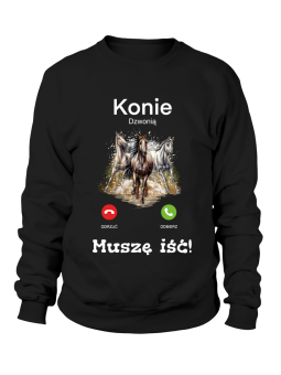 Bluza Męska Konie Dzwonią - Śmieszne T-Shirty z Nadrukami ?