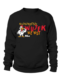 Bluza Męska Najfajniejszy Wujek We Wsi - Śmieszne T-Shirty z Nadrukami ?