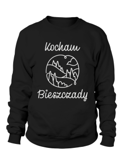 Bluza Męska Kocham Bieszczady - Śmieszne T-Shirty z Nadrukami ?