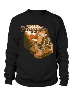 Bluza Damska Pora Na Przygodę - Śmieszne T-Shirty z Nadrukami ?