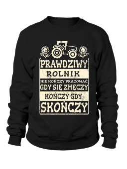 Bluza Męska Prawdziwy Rolnik - Śmieszne T-Shirty z Nadrukami ?