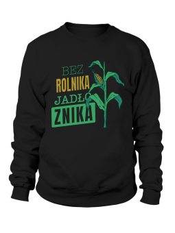 Bluza Damska Bez Rolnika Jadło Znika - Śmieszne T-Shirty z Nadrukami ?