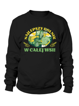 Bluza Męska Najlepszy Rolnik w Całej Wsi - Śmieszne T-Shirty z Nadrukami ?