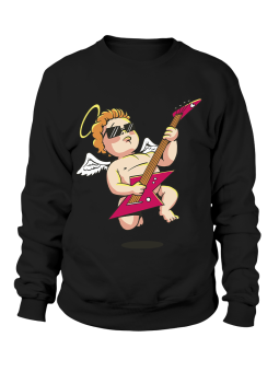 Bluza Damska Aniołek z Gitarą - Śmieszne T-Shirty z Nadrukami ?