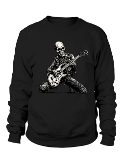 Bluza Męska Szkielet z Gitarą - Śmieszne T-Shirty z Nadrukami ?