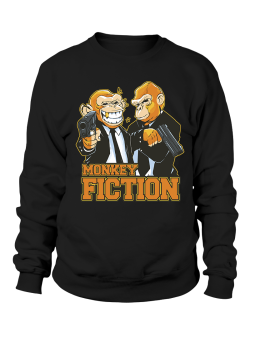 Bluza Damska Monkey Fiction - Śmieszne T-Shirty z Nadrukami ?
