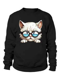 Bluza Męska Kot w Goglach - Śmieszne T-Shirty z Nadrukami ?