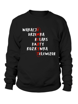 Bluza Damska Emeryt Krzyżówka - Śmieszne T-Shirty z Nadrukami ?