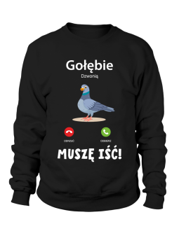 Bluza Damska Gołębie Dzwonią - Śmieszne T-Shirty z Nadrukami ?