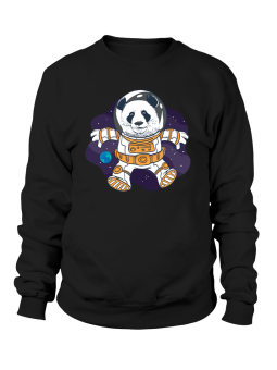 Bluza Damska Panda Kosmonauta - Śmieszne T-Shirty z Nadrukami ?