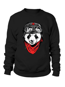 Bluza Męska Panda Pilot - Śmieszne T-Shirty z Nadrukami ?