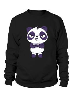 Bluza Damska Panda Foch Czarna - Śmieszne T-Shirty z Nadrukami ?