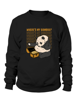 Bluza Męska Panda Bamboo - Śmieszne T-Shirty z Nadrukami ?
