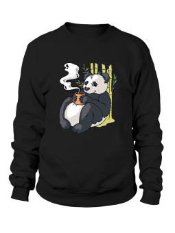 Bluza Męska Panda w Bambusach - Śmieszne T-Shirty z Nadrukami ?