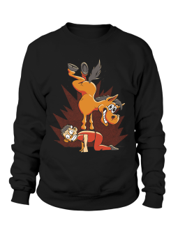 Bluza Damska Koń Akrobata - Śmieszne T-Shirty z Nadrukami ?