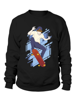 Bluza Męska Anime Skater - Śmieszne T-Shirty z Nadrukami ?