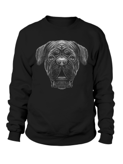 Bluza Męska Francuski Mastiff Czarna - Śmieszne T-Shirty z Nadrukami ?