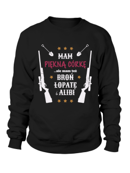 Bluza Męska Mam Piękną Córkę - Śmieszne T-Shirty z Nadrukami ?