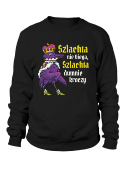 Bluza Męska Szlachta Nie Biega - Śmieszne T-Shirty z Nadrukami ?