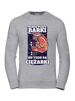 Bluza Męska Klata, Plecy, Barki - Śmieszne T-Shirty z Nadrukami ?
