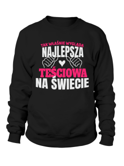 Bluza Damska Tak Wygląda Najlepsza Teściowa - Śmieszne T-Shirty z Nadrukami ?