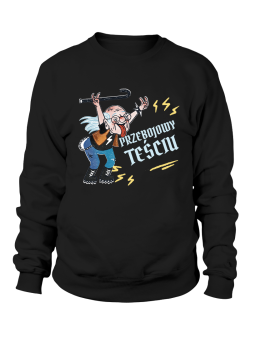 Bluza Męska Przebojowy Teściu - Śmieszne T-Shirty z Nadrukami ?