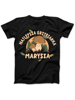 Koszulka Koszulka Damska Najlepsza Grzybiarka [WYBIERZ IMIĘ] - Śmieszne T-Shirty z Nadrukami ?