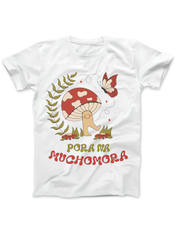 Koszulka Koszulka Damska Pora Na Muchomora Biała - Śmieszne T-Shirty z Nadrukami ?
