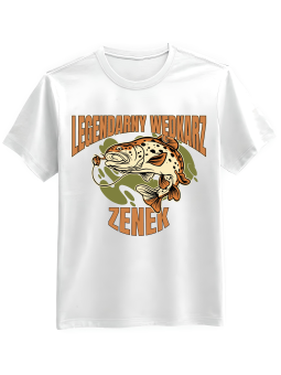 Koszulka Koszulka Męska Legendarny Wędkarz [WYBIERZ IMIĘ] - Śmieszne T-Shirty z Nadrukami ?
