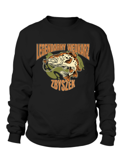 Bluza Męska Legendarny Wędkarz [WYBIERZ IMIĘ] - Śmieszne T-Shirty z Nadrukami ?