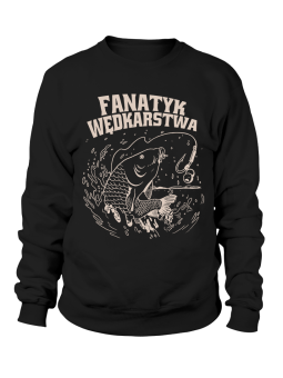 Bluza Męska Fanatyk Wędkarstwa - Śmieszne T-Shirty z Nadrukami ?