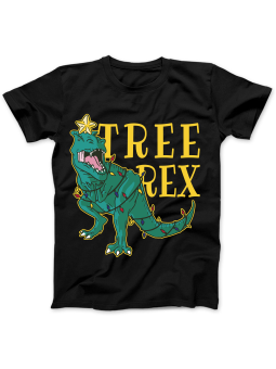 Koszulka Koszulka Damska Treerex Czarna - Śmieszne T-Shirty z Nadrukami ?