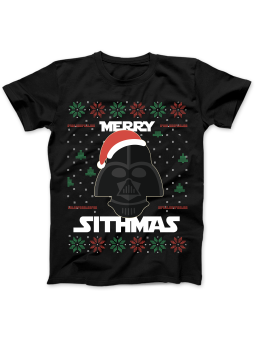 Koszulka Koszulka Damska Merry Sithmas Czarna - Śmieszne T-Shirty z Nadrukami ?