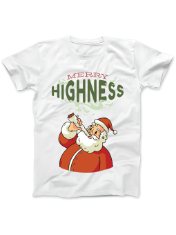 Koszulka Koszulka Damska Merry Highness Biała - Śmieszne T-Shirty z Nadrukami ?