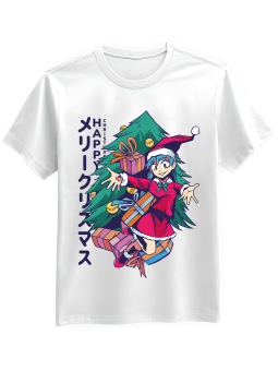 Koszulka Koszulka Męska Anime Święta Biała - Śmieszne T-Shirty z Nadrukami ?