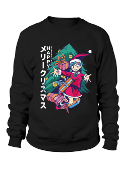 Bluza Damska Anime Święta - Śmieszne T-Shirty z Nadrukami ?