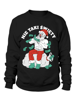 Bluza Męska Nie Taki Święty - Śmieszne T-Shirty z Nadrukami ?