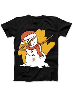 Koszulka Koszulka Damska Bałwan DAB Czarna - Śmieszne T-Shirty z Nadrukami ?