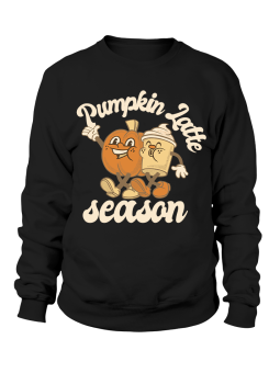 Bluza Damska Pumpkin Latte Season - Śmieszne T-Shirty z Nadrukami ?
